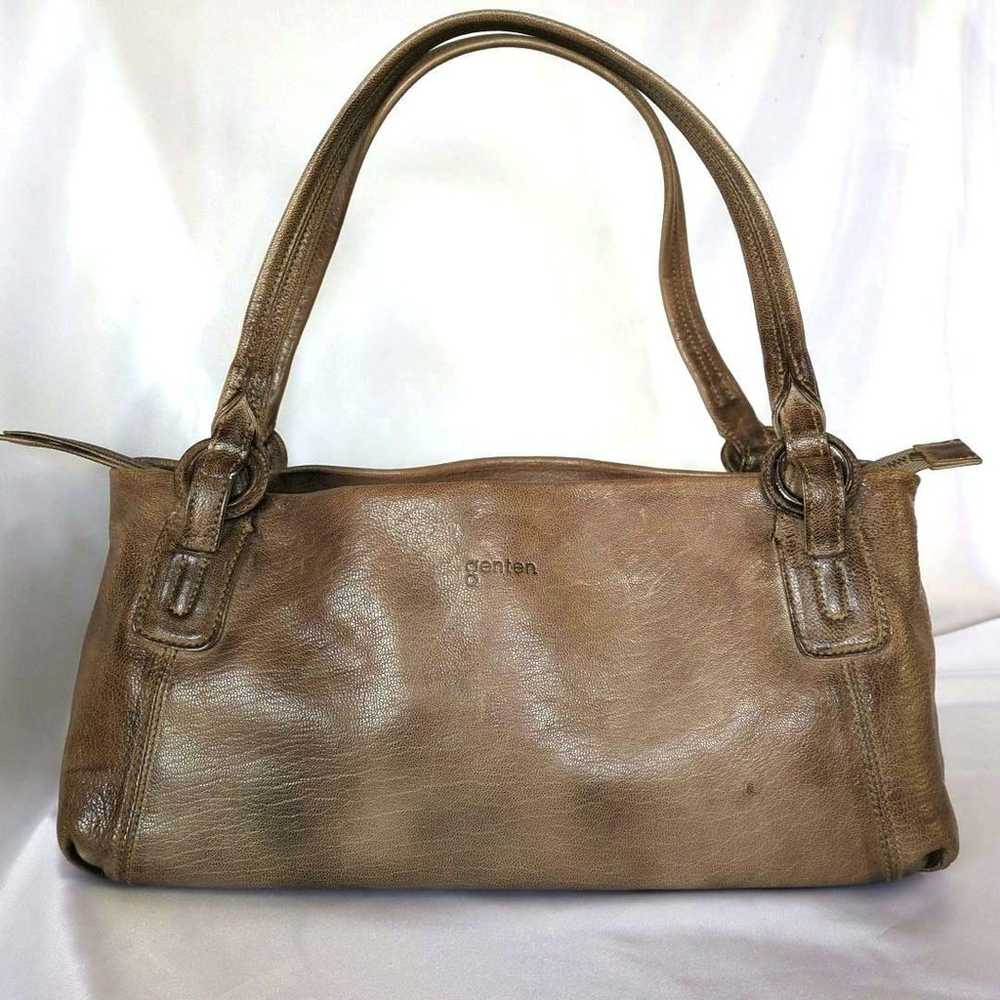 [Mint Condition] Genten Goat Leather Bag - image 1