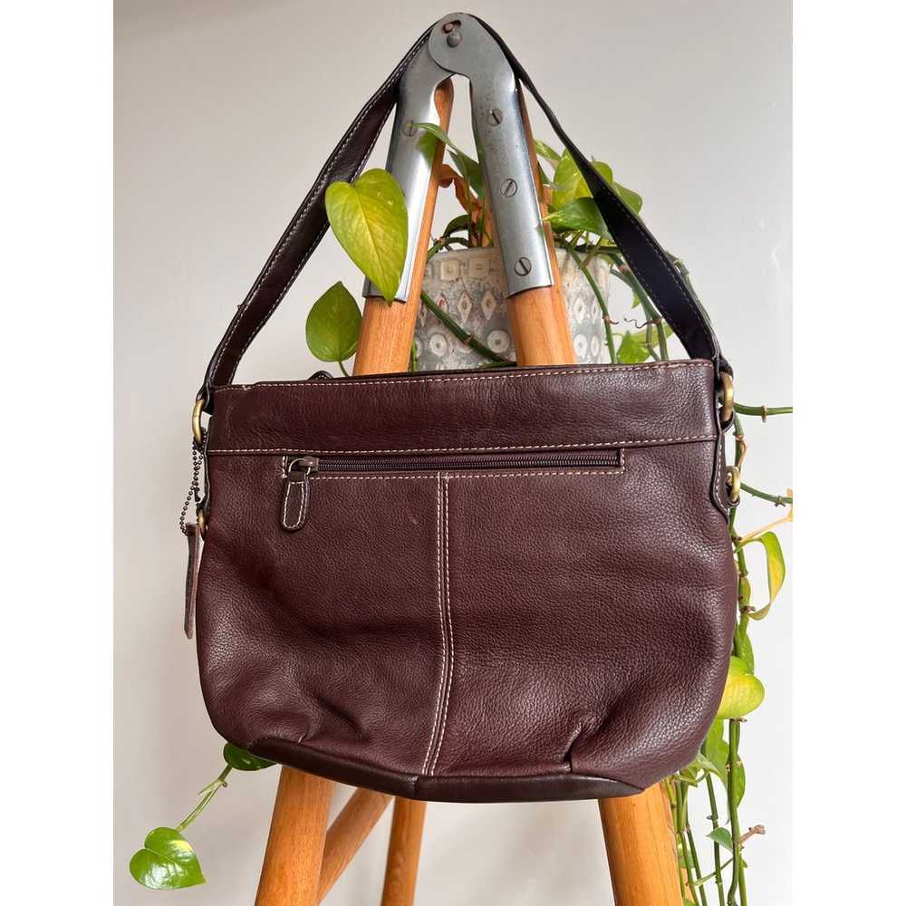 90's Croft & Barrow Leather Shoulder Bag - image 2