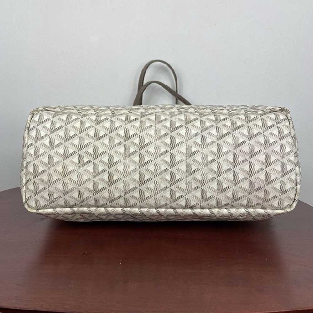 LANCASTER Paris IKON Tote Bag White Grey Signatur… - image 8