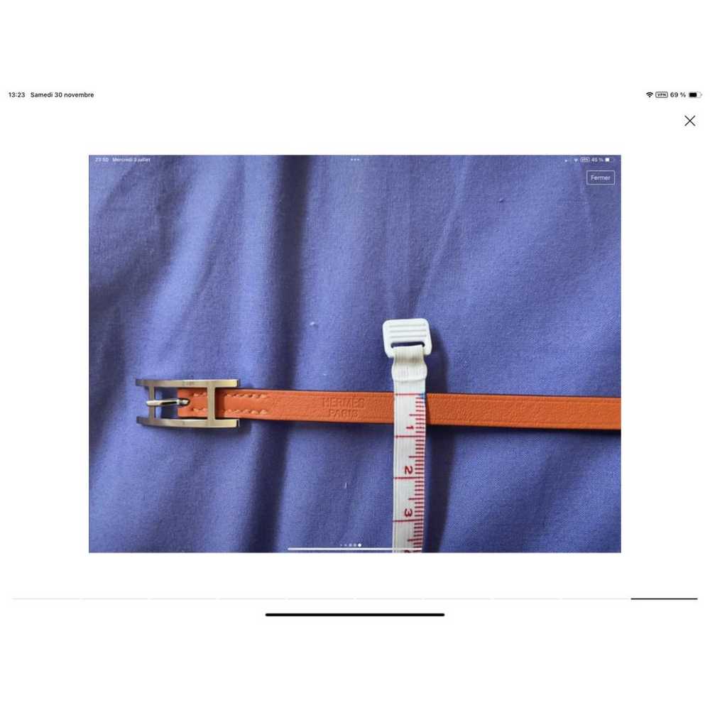 Hermès Behapi leather bracelet - image 10