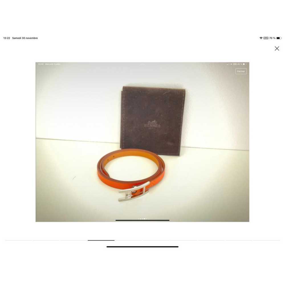 Hermès Behapi leather bracelet - image 4