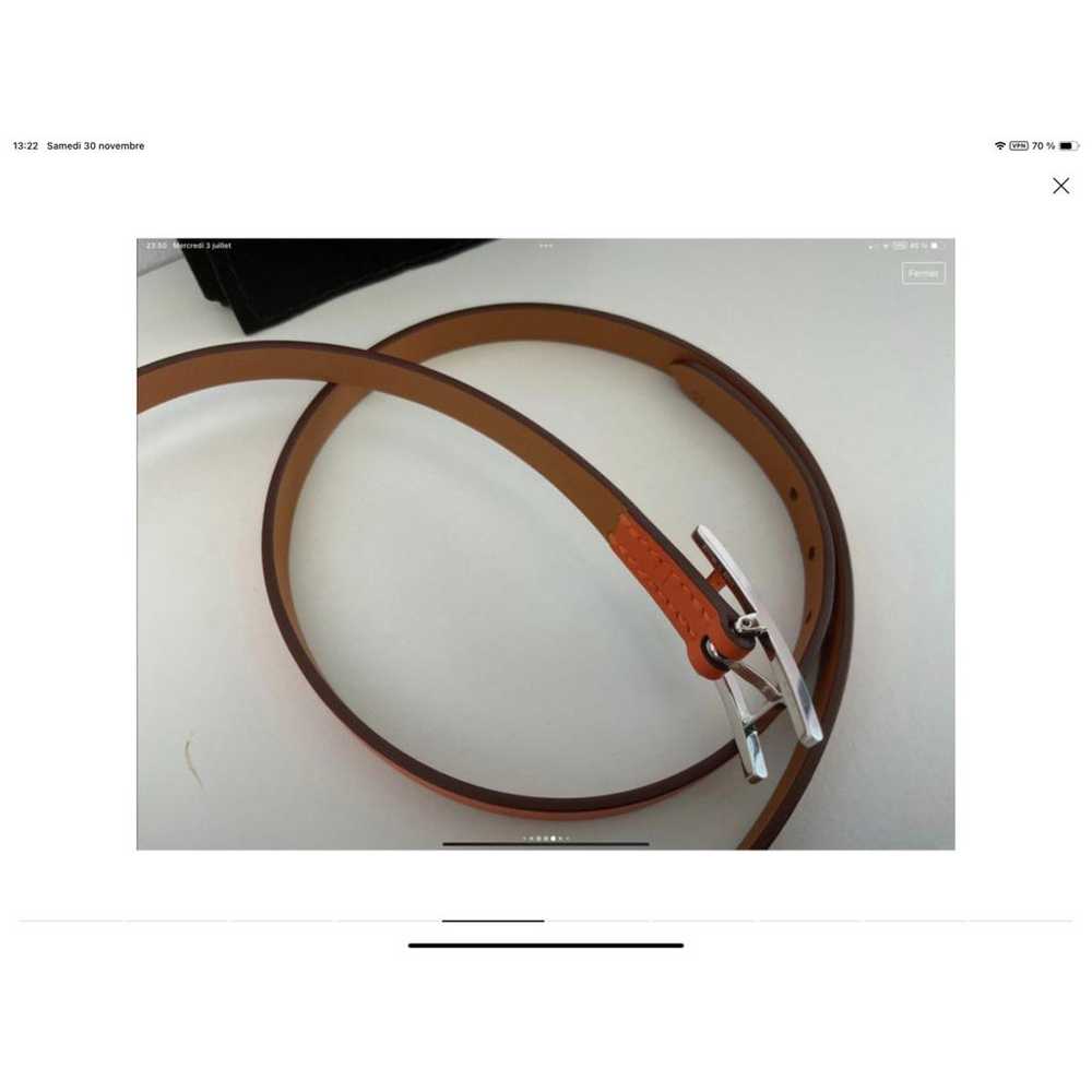 Hermès Behapi leather bracelet - image 5