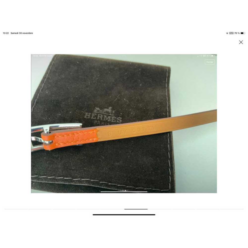 Hermès Behapi leather bracelet - image 6