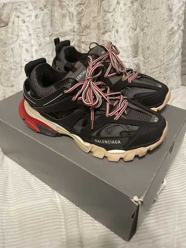 Balenciaga Balenciaga “black red” track sneakers