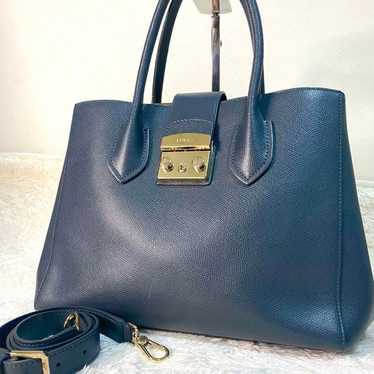 【Excellent Condition】Furla Shoulder Bag Handbag Me