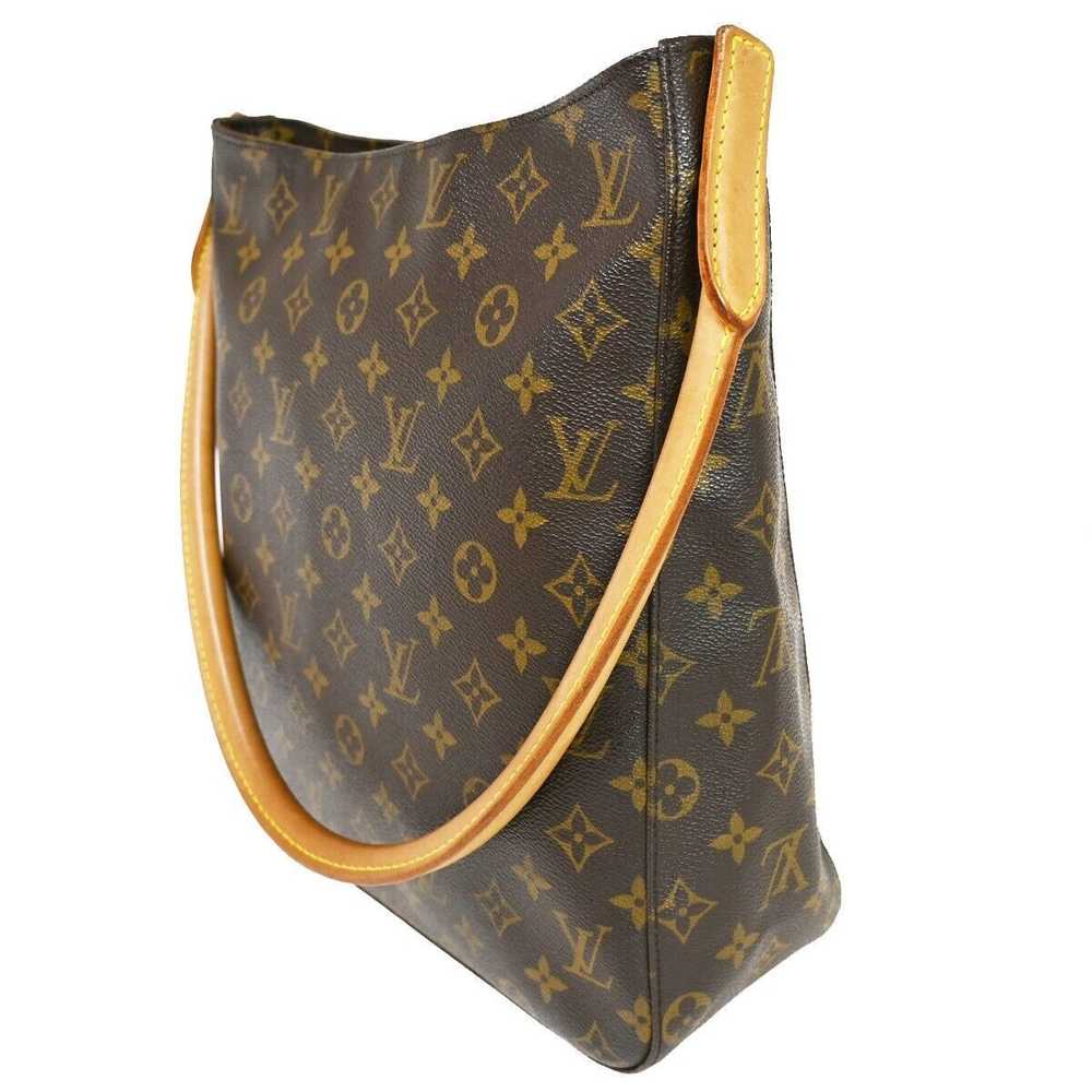 Louis Vuitton Looping Gm Brown Canvas Shoulder Ba… - image 3