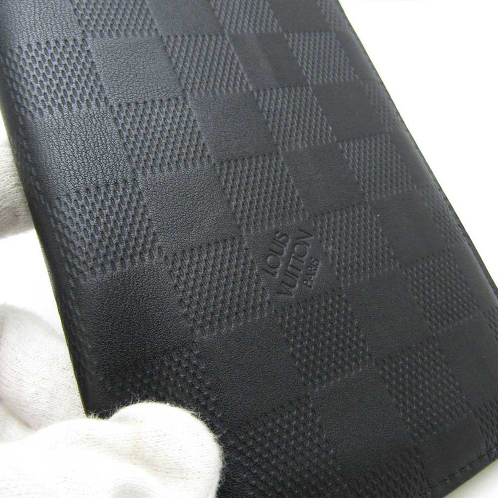 Louis Vuitton Brazza Black Canvas Wallet (Pre-Own… - image 7