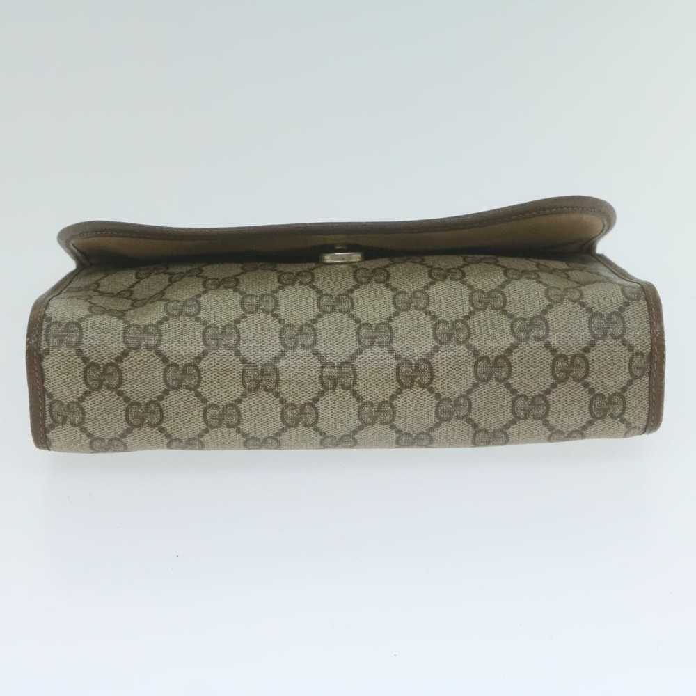 Gucci Ophidia Beige Canvas Clutch Bag (Pre-Owned) - image 3