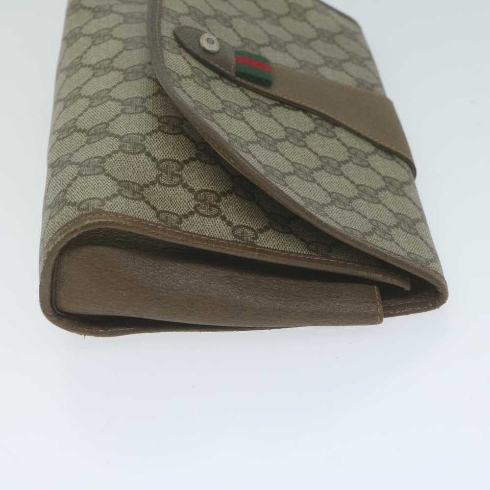 Gucci Ophidia Beige Canvas Clutch Bag (Pre-Owned) - image 9