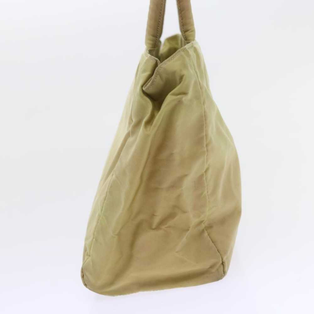 Prada Tessuto Beige Synthetic Handbag (Pre-Owned) - image 10