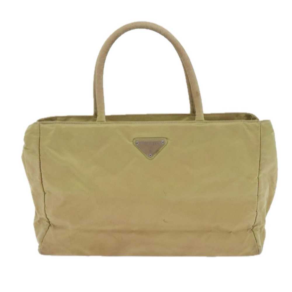 Prada Tessuto Beige Synthetic Handbag (Pre-Owned) - image 1