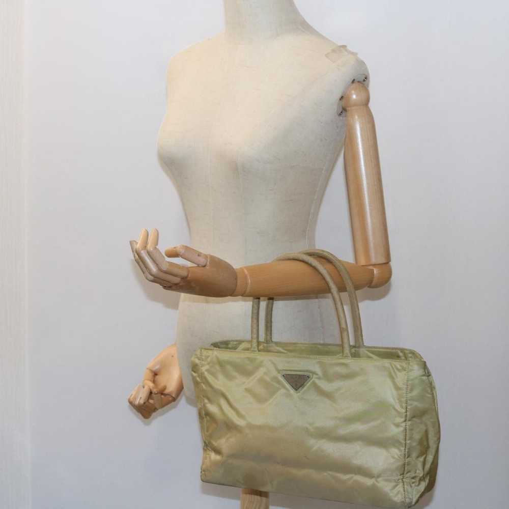 Prada Tessuto Beige Synthetic Handbag (Pre-Owned) - image 6