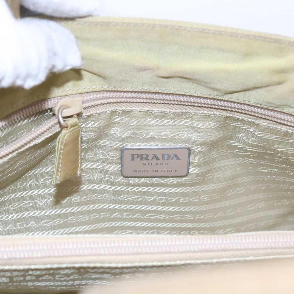 Prada Tessuto Beige Synthetic Handbag (Pre-Owned) - image 8