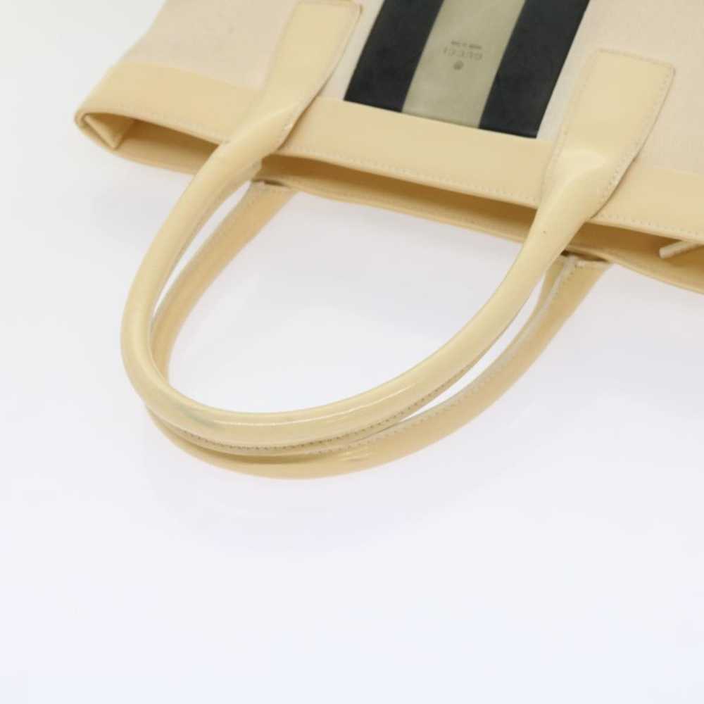 Gucci Beige Canvas Handbag (Pre-Owned) - image 11