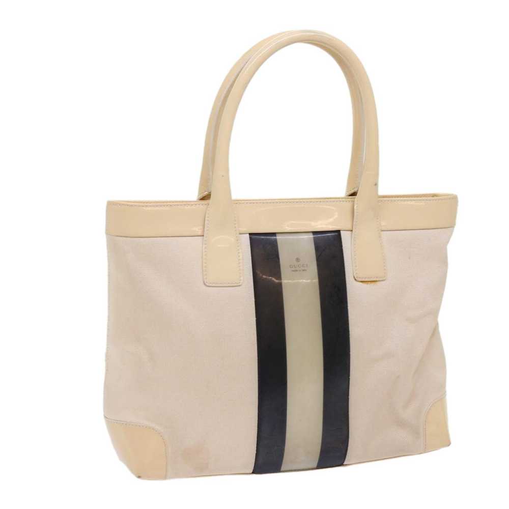 Gucci Beige Canvas Handbag (Pre-Owned) - image 1