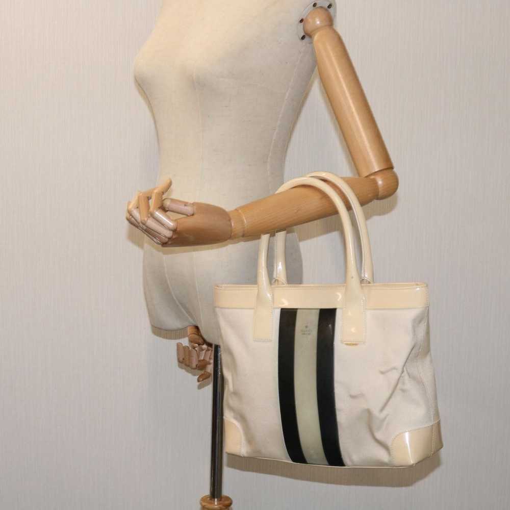 Gucci Beige Canvas Handbag (Pre-Owned) - image 7