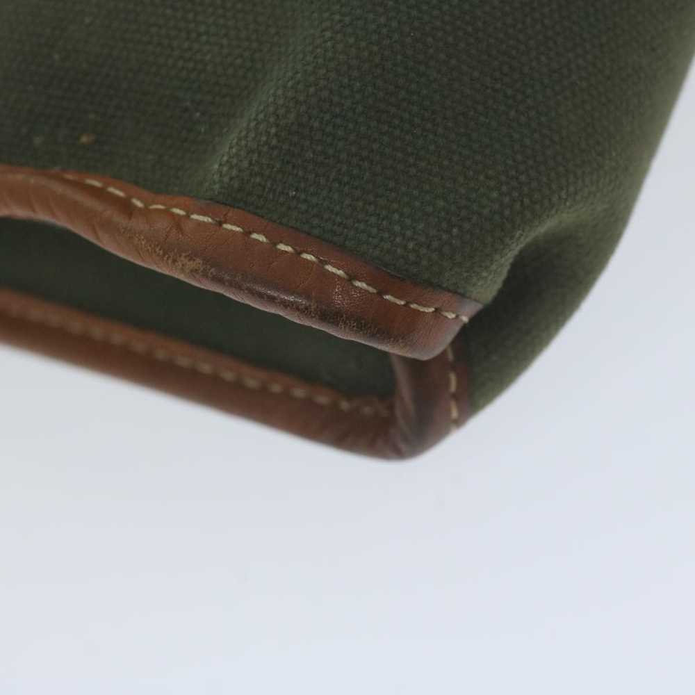 Burberry Khaki Canvas Clutch Bag (Pre-Owned) - image 10