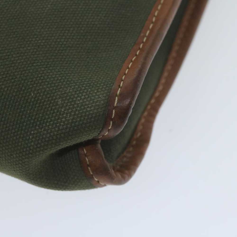 Burberry Khaki Canvas Clutch Bag (Pre-Owned) - image 9