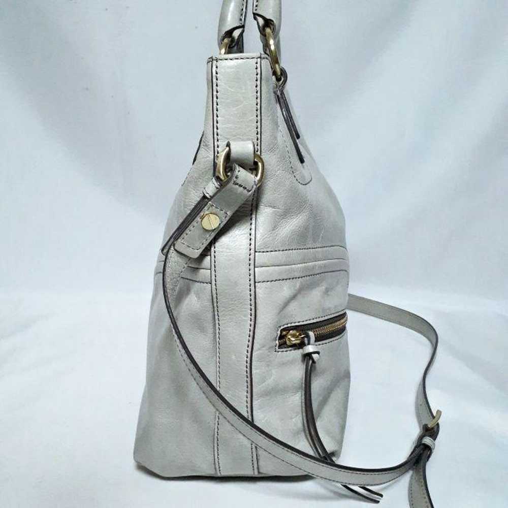 SAZABY 2way Vintage-style Leather Shoulder Tote B… - image 6