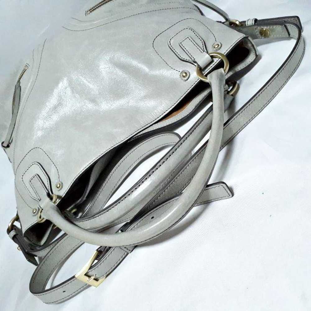 SAZABY 2way Vintage-style Leather Shoulder Tote B… - image 9