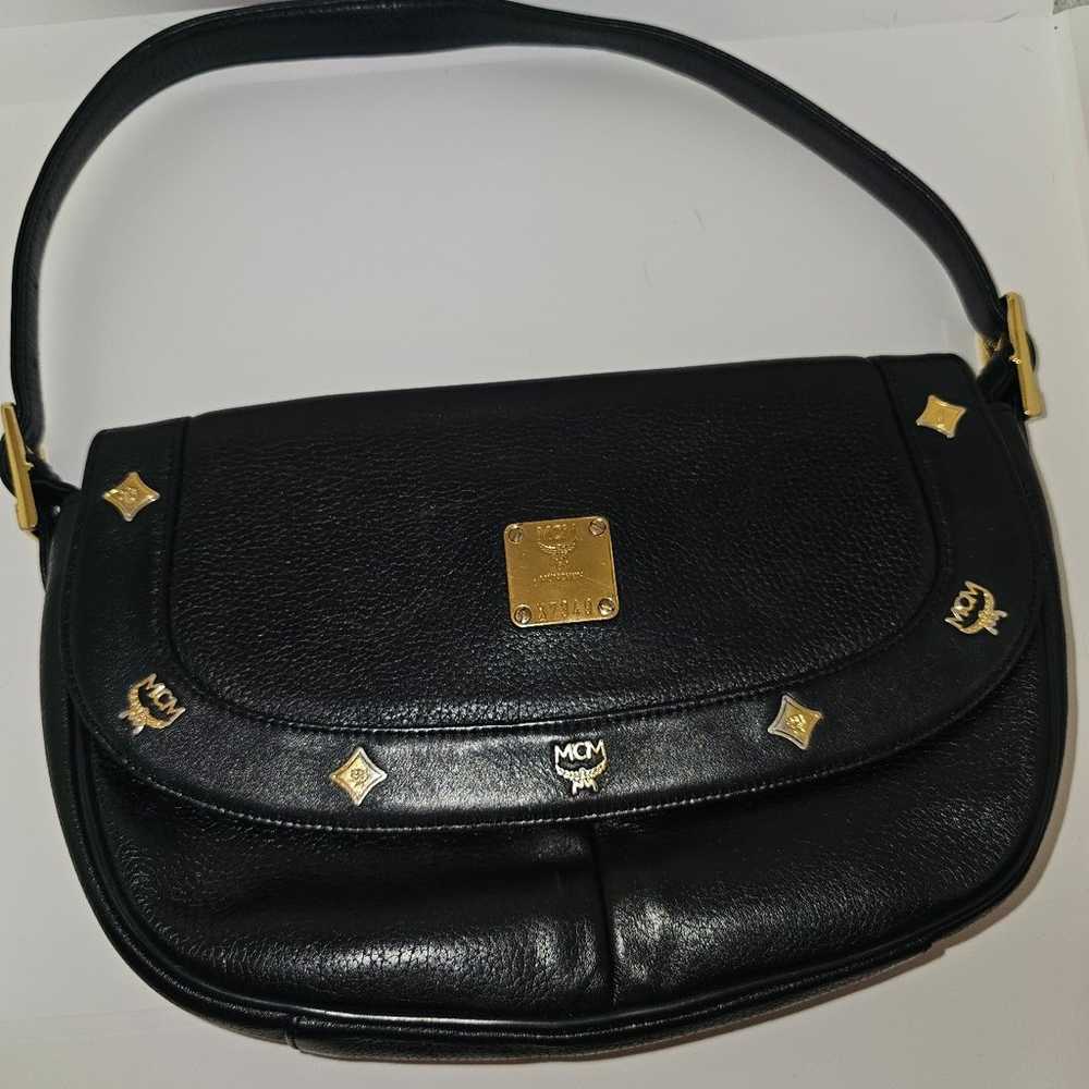 MCM Shoulder Bag Black Leather - image 1