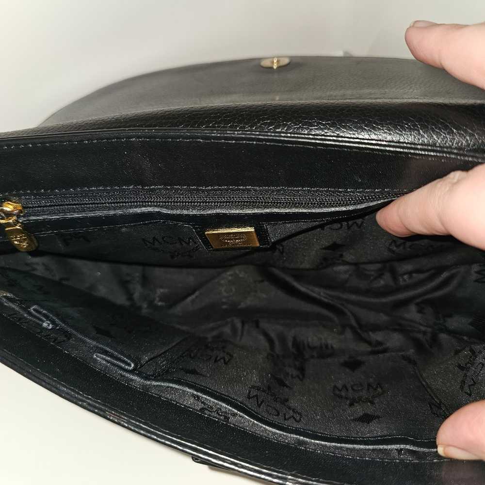 MCM Shoulder Bag Black Leather - image 2