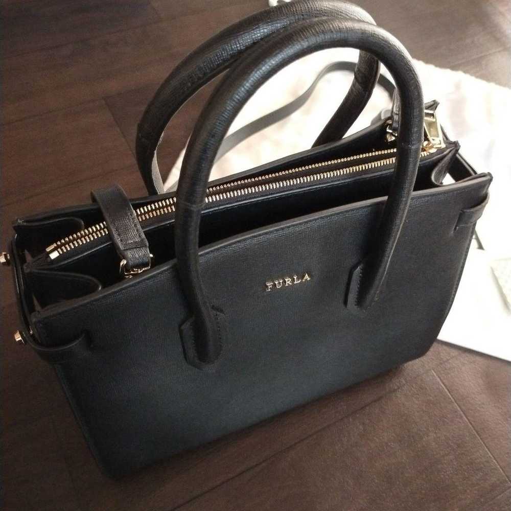 FURLA Shoulder Bag Black - image 2