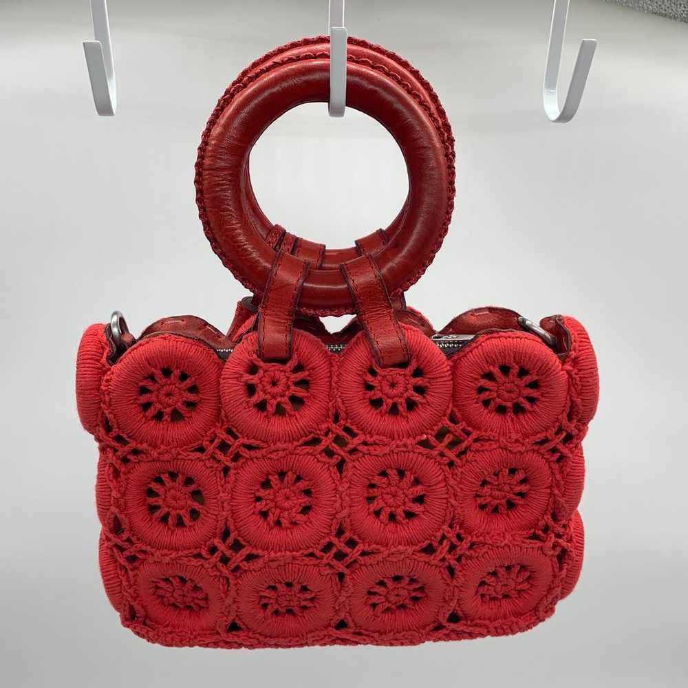 Patricia Nash Crochet Vobbia Small Tote Women Pur… - image 2