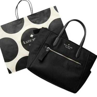 Like new Kate Spade tote bag, black, for commuting