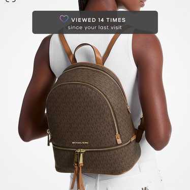 Rhea Medium Logo Backpack by Michael Kors - image 1