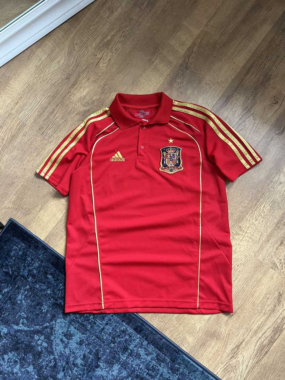 Adidas × BLOKE × Soccer Jersey Spain Vintage Adid… - image 1