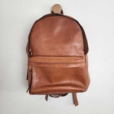 Madewell brown leather backpack Gem