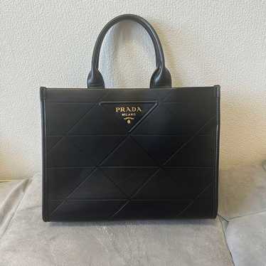 PRADA Tote Bag Metal Logo - image 1