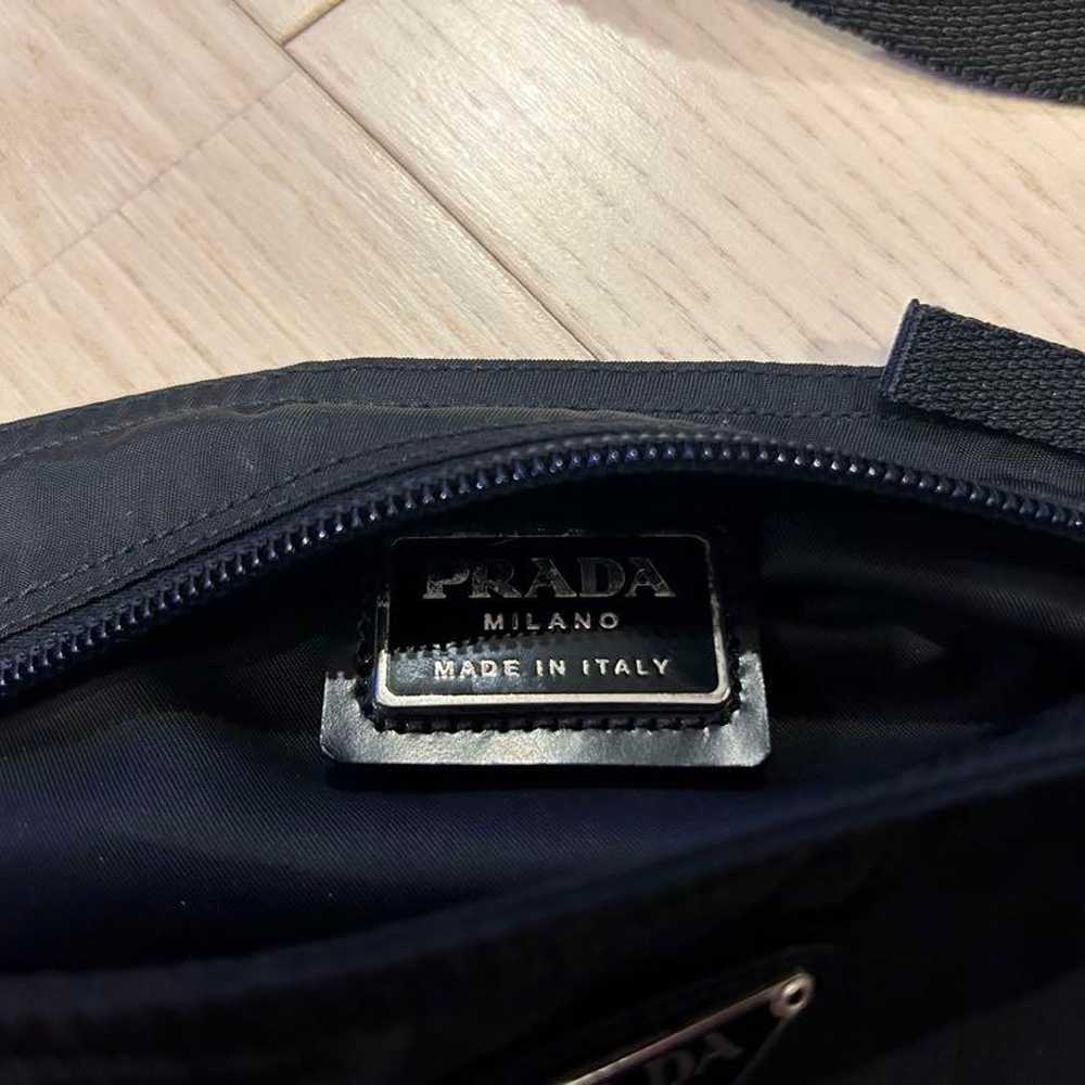 【Beautiful Condition】Prada Triangle Logo Nylon Bl… - image 6