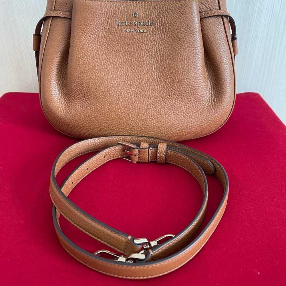 Kate Spade NEW YORK Dumpling Crossbody Used Brown - image 1