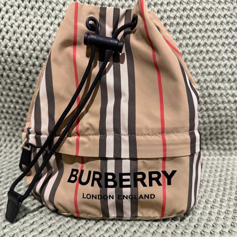 Burberry Nova Check Small Drawstring Bag - image 1