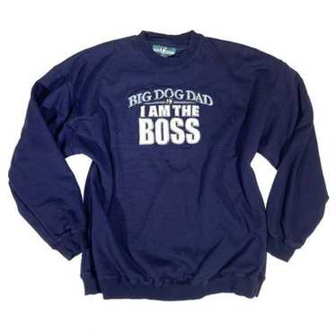 Big Dogs Vintage Big Dogs Blue Sweater | Size XL - image 1