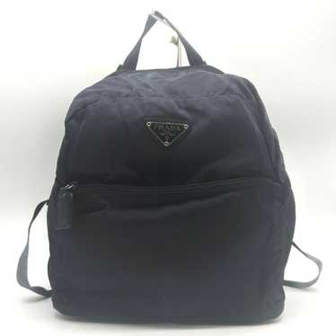 【Good Condition!✨】PRADA Backpack Triangle Logo Bla