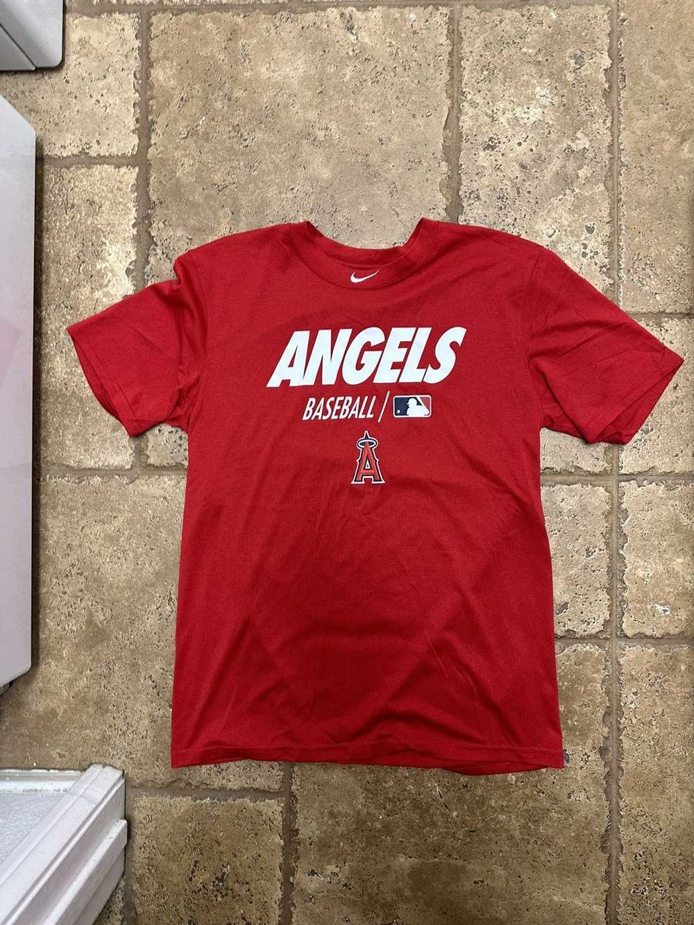 MLB Nike MLB Anaheim Angels Baseball Dri Fit Shir… - image 1