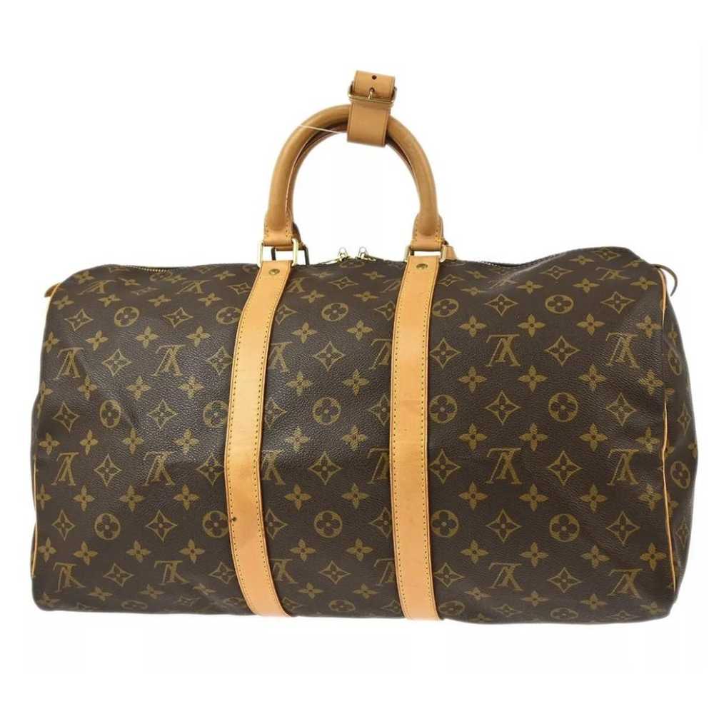 Louis Vuitton Keepall cloth travel bag - image 2