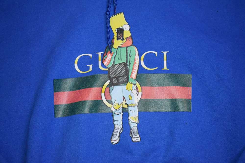 Other Bart Simpson Gucci x Supreme Faux Hoodie - image 4