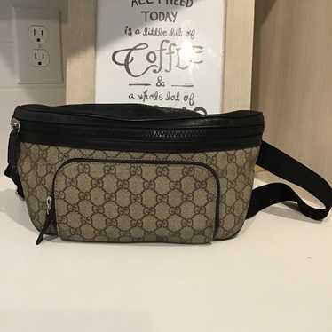 GUCCI hip bag belt retailer waist purse fanny pack GG monogram unisex 28566