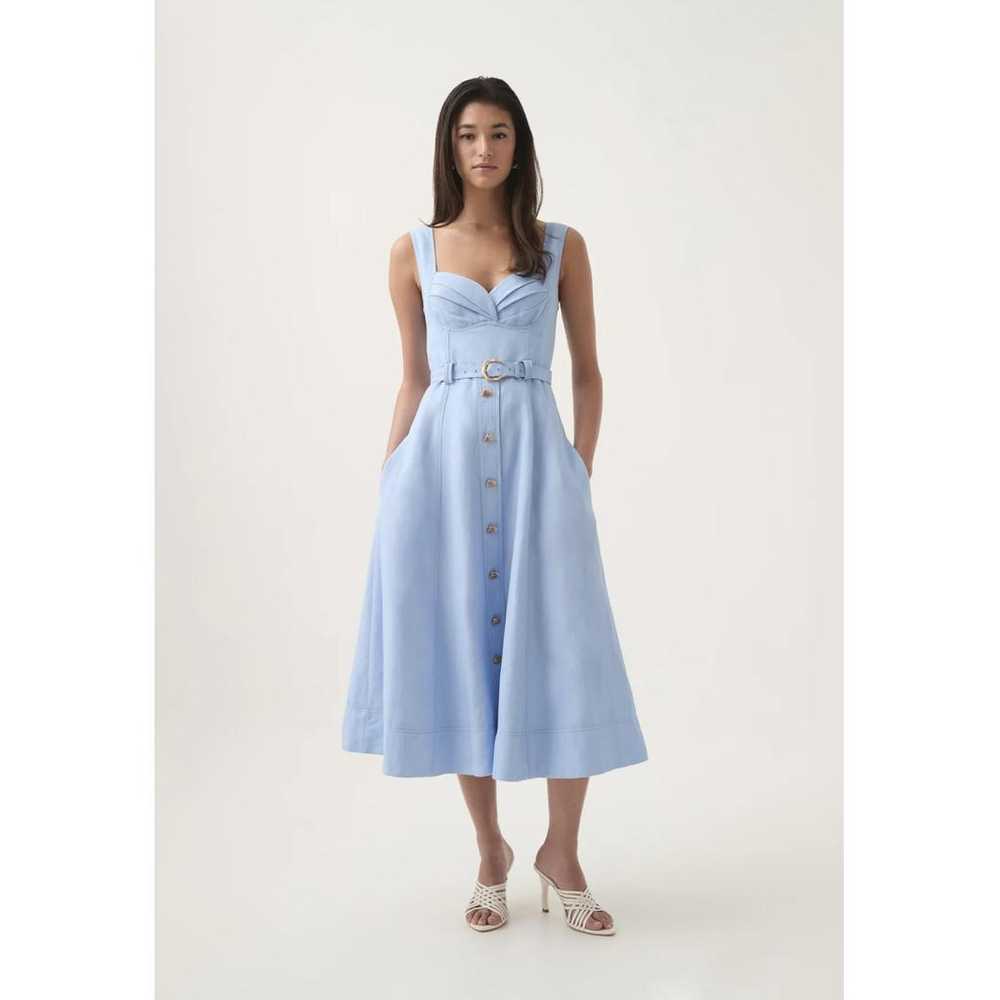 Aje Linen mid-length dress - image 3