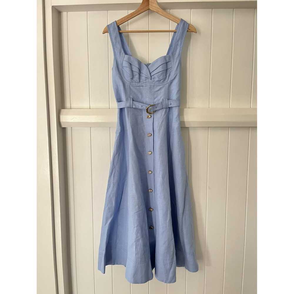 Aje Linen mid-length dress - image 4