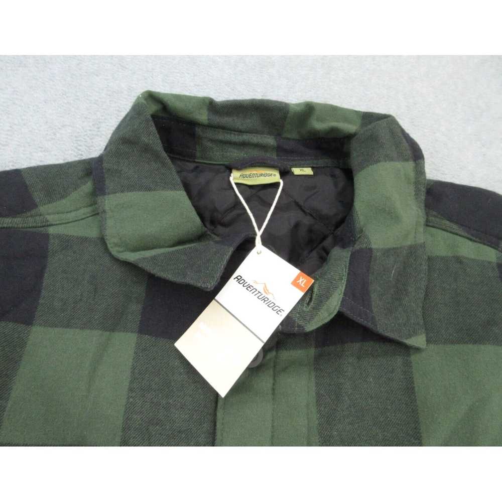 J Brand Mens XL Green Plaid Long Sleeve Quilted B… - image 4