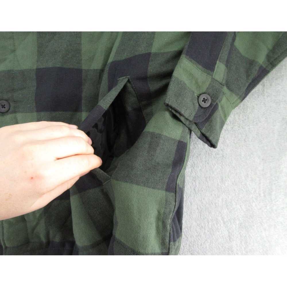 J Brand Mens XL Green Plaid Long Sleeve Quilted B… - image 5