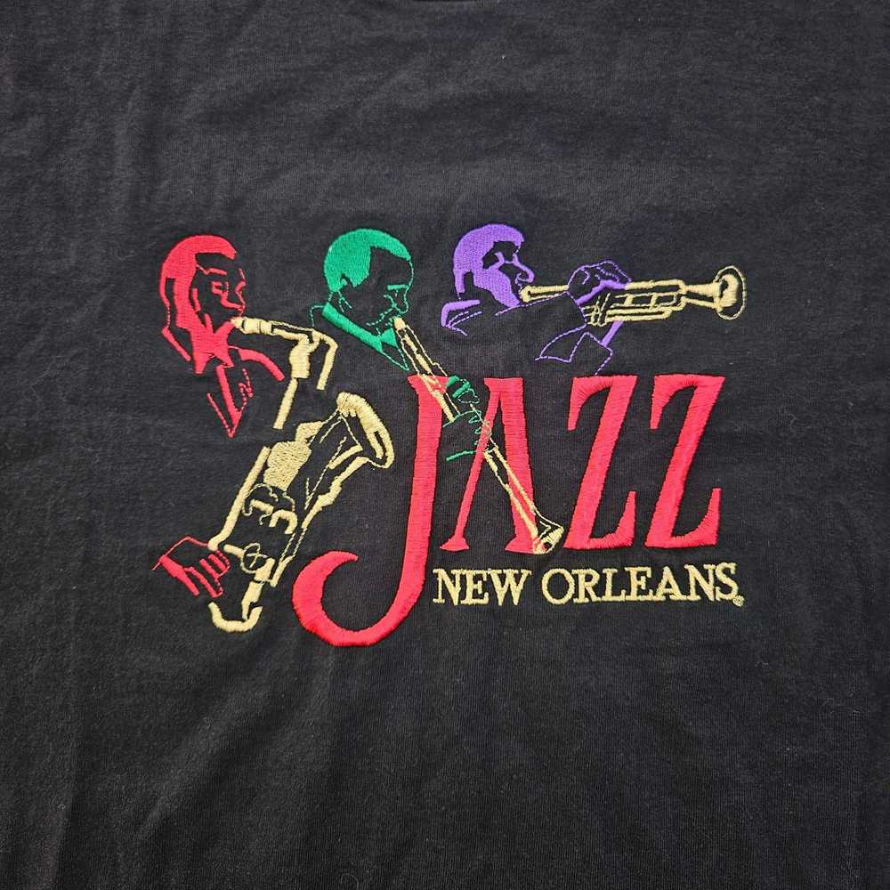 Jerzees Vintage Y2K New Orleans Jazz Men's Large … - image 2