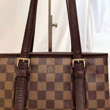 Louis Vuitton damier bucket bags