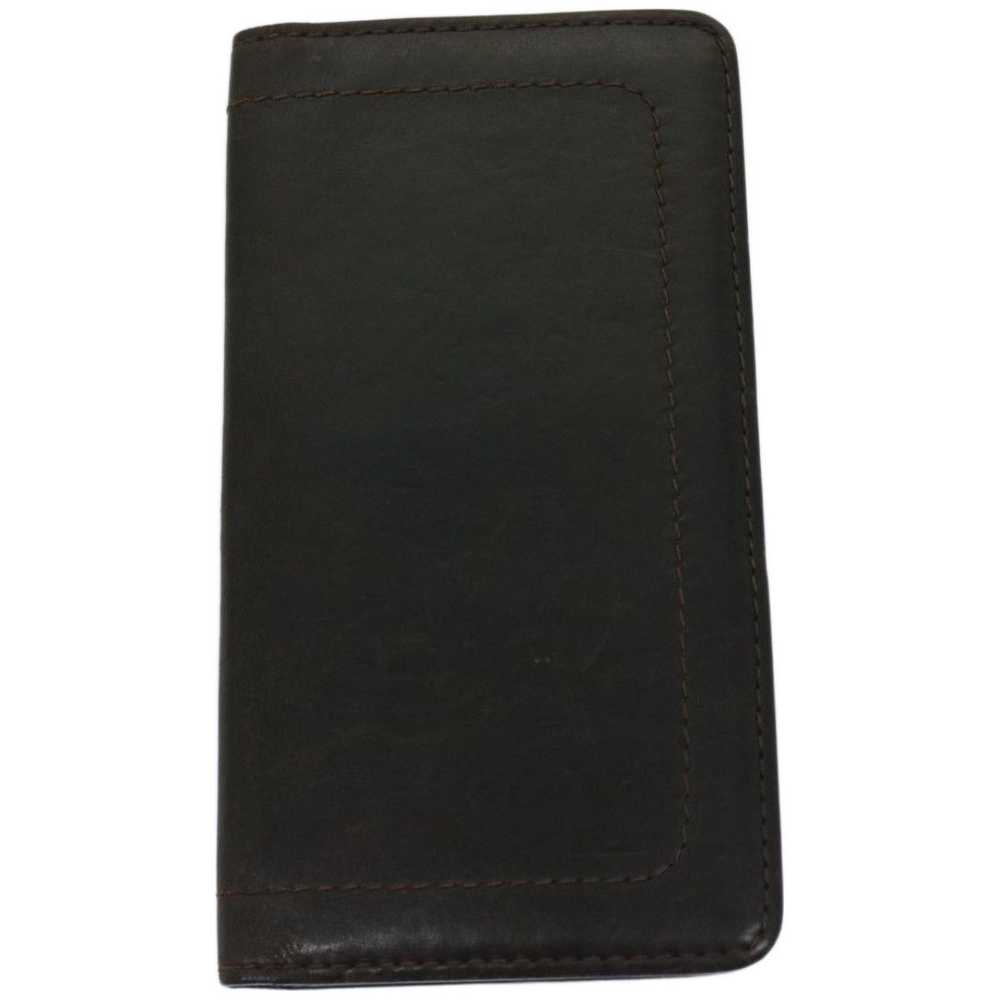 Louis Vuitton Porte Carte Credit Bifold Black Lea… - image 1