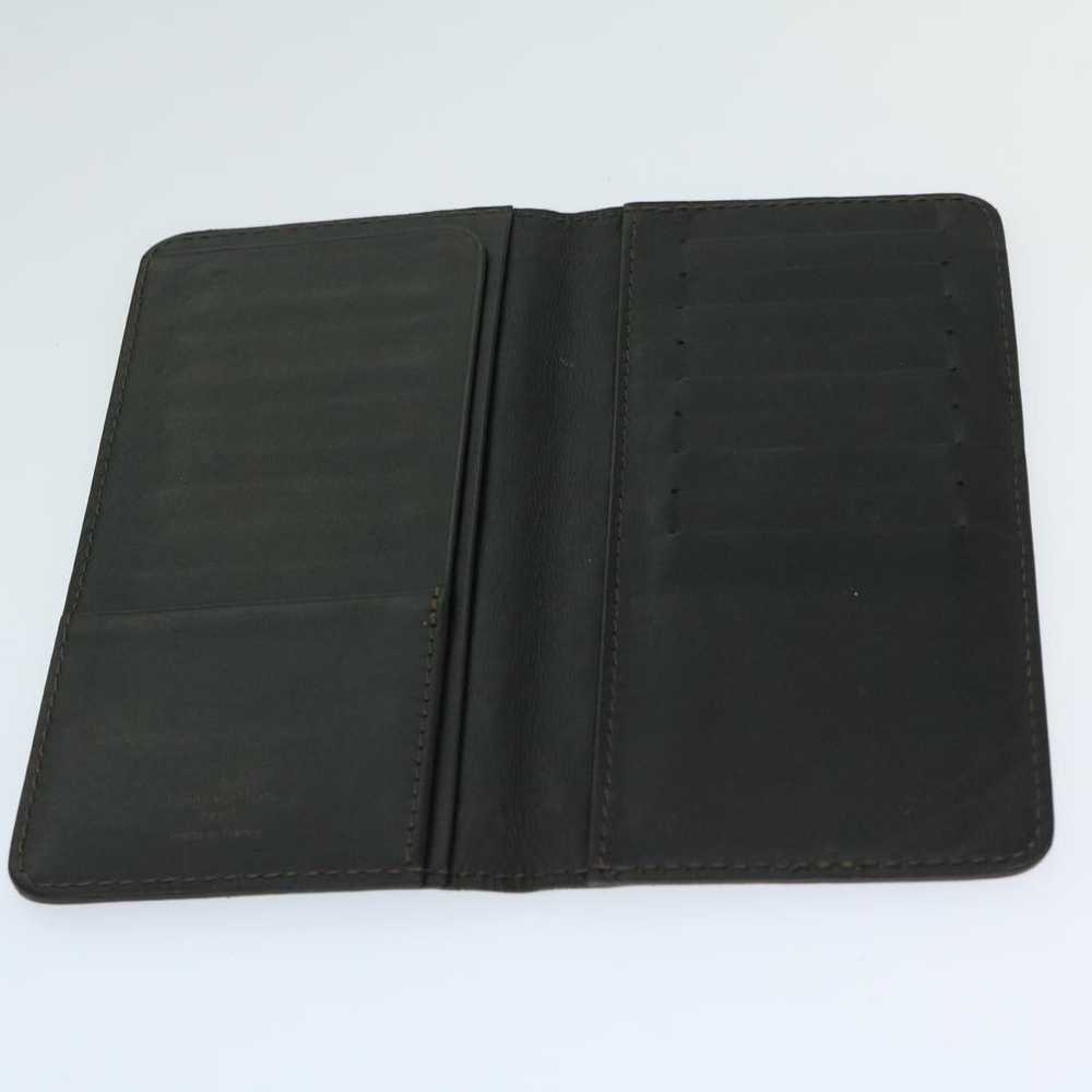 Louis Vuitton Porte Carte Credit Bifold Black Lea… - image 4